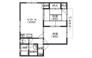 フローラル梅林 C【2階】の間取り