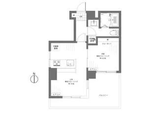 H.C.S王子パレス【2階】の間取り