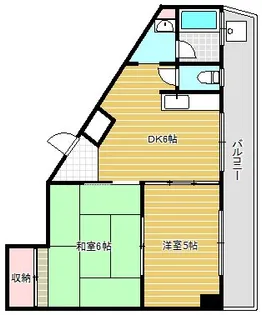 ミトモビル岳洋マンション【7階】の間取り