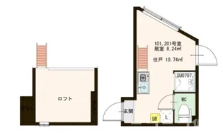 A-CUBE【1階】の間取り