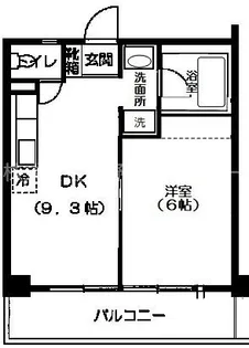 メゾンパーシモン【3階】の間取り