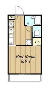 カメリエB【1階】の間取り