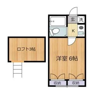 メゾン中和泉【1階】の間取り