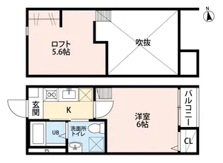 ブエナビスタ長町【2階】の間取り