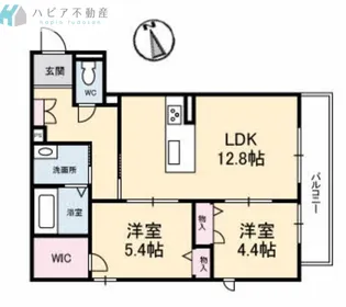 Regio二番町【1階】の間取り