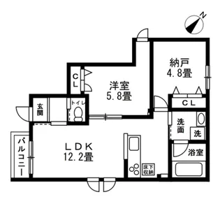 Solaria【1階】の間取り