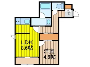 ラポール シェノン【2階】の間取り
