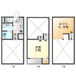 フォルトゥーナ中村【1階】の間取り