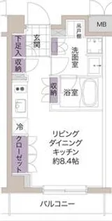 ステラコート洗足【3階】の間取り