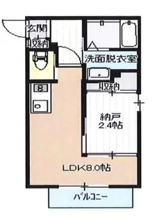 メゾン・フルール【1階】の間取り