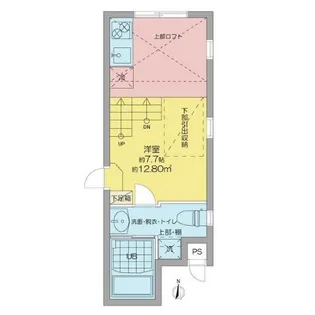 アップルスクエア【1階】の間取り