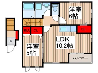 サンリット・スクエア【2階】の間取り