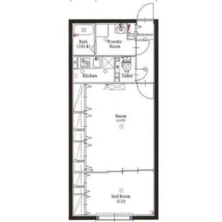 クレストタップ名古屋ウエスト【1階】の間取り
