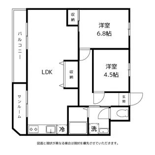 ライト クローバー【1階】の間取り