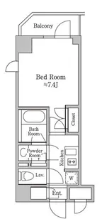 レジディア板橋【2階】の間取り