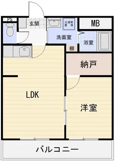 サン・フォーレ皆生【2階】の間取り