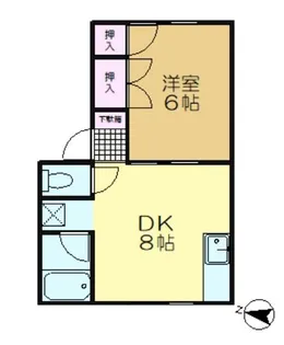 らんがく五番館【1階】の間取り