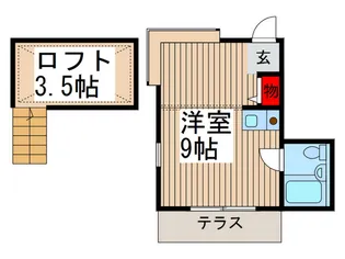 エーデルワイス【1階】の間取り