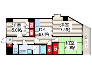 レピド-ル福田II【11階】の間取り