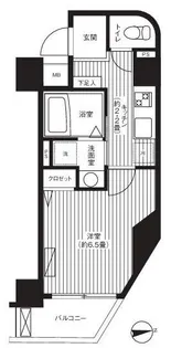 ハラスパジオ下北沢【1階】の間取り
