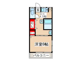 ハウスミナミ【2階】の間取り