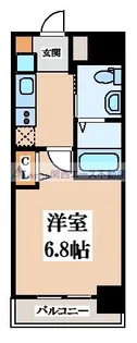 M’プラザ小阪駅前【9階】の間取り