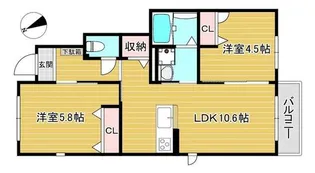 A iguemarine【1階】の間取り