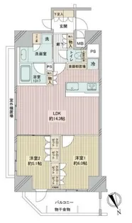 プレシス浅草雷門【2階】の間取り
