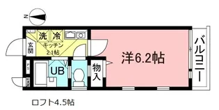 Belle vie 生田【2階】の間取り