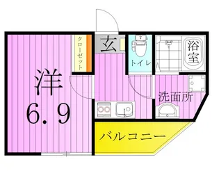 ピークヴィレ青井【3階】の間取り