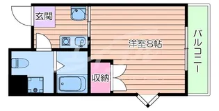 INOVE上山手【1階】の間取り