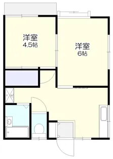 和幸ハイツ【1階】の間取り