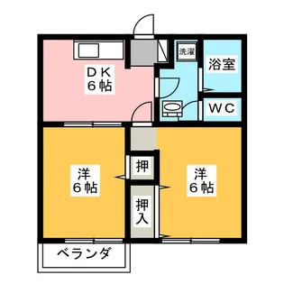 アーバンパレス B【1階】の間取り