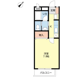 トータスハイツ【2階】の間取り