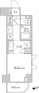 CANVASS板橋【2階】の間取り