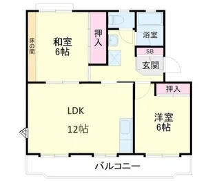 武藤ハイツI【3階】の間取り