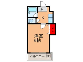 パ-ムコ-ト【1階】の間取り