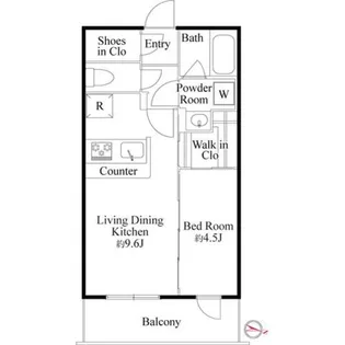ラ・ミアカーサ東中野【3階】の間取り