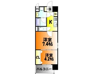 OWLSTYLE UCHISANGE【7階】の間取り
