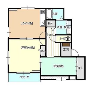 オーブ21【3階】の間取り