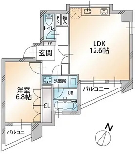 サンコーレジデンス千駄ヶ谷【3階】の間取り