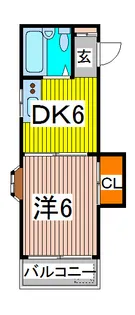 ラスール・イナV【3階】の間取り