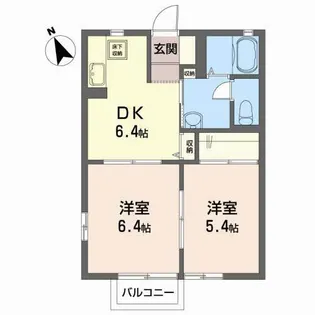 シャーメゾン・ネージュ【1階】の間取り