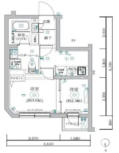 REGOLITH KITAAYASE【4階】の間取り