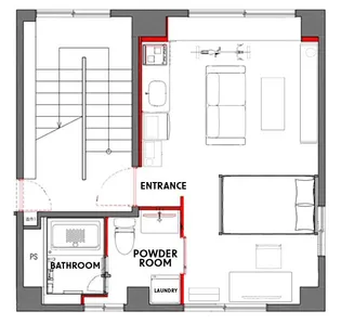学芸大学アパートメント【2階】の間取り