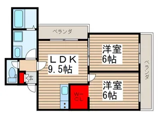 ウェルスSOGA【2階】の間取り