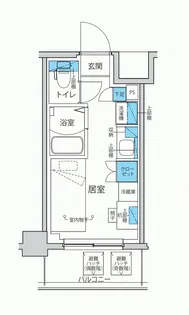 キャンパスヴィレッジ登戸【3階】の間取り