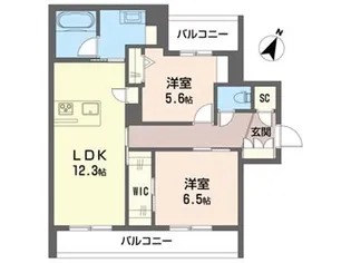 アネシス【3階】の間取り