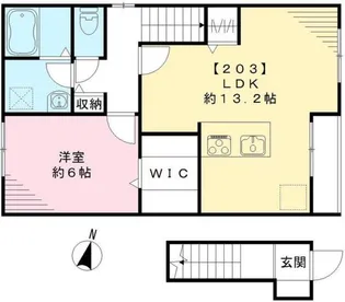 クロッシェ【2階】の間取り