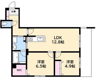フィグ古江東町【2階】の間取り